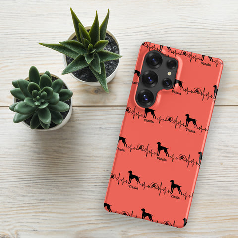 Vizsla | Heartbeat | Samsung® Snap Case | Red