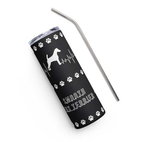 Smooth Fox Terrier | Heartbeat | 20 oz Stainless Steel Tumbler