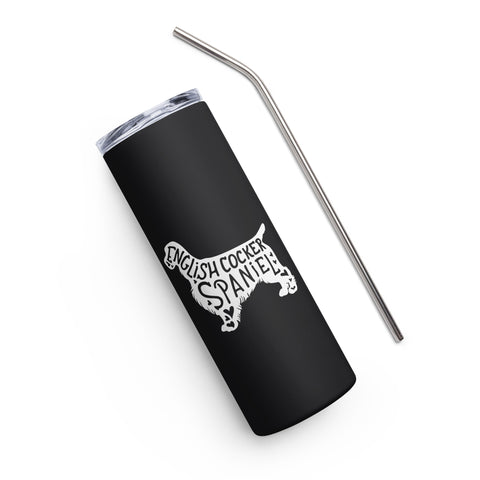 English Cocker Spaniel | Silhouette | 20 oz Stainless Steel Tumbler