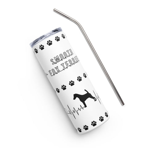 Smooth Fox Terrier | Heartbeat | 20 oz Stainless Steel Tumbler