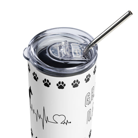 Great Dane | Heartbeat | 20 oz Stainless Steel Tumbler