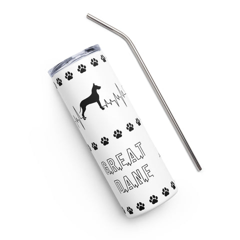 Great Dane | Heartbeat | 20 oz Stainless Steel Tumbler