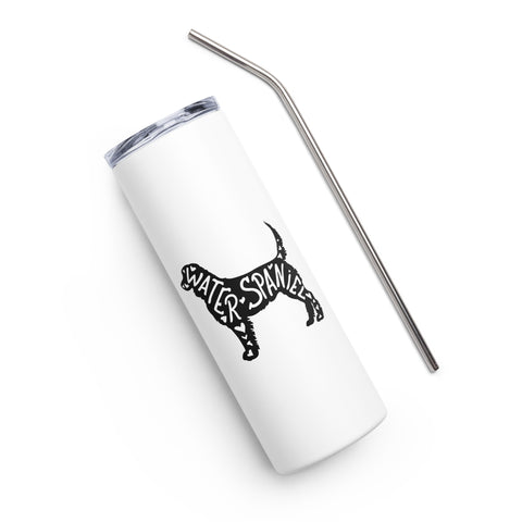 American Water Spaniel | Silhouette | 20 oz Stainless Steel Tumbler