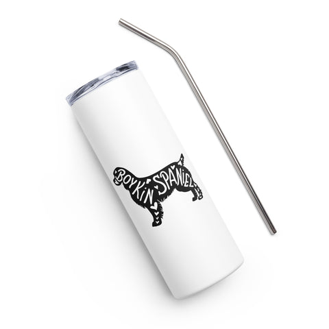 Boykin Spaniel | Silhouette | 20 oz Stainless Steel Tumbler