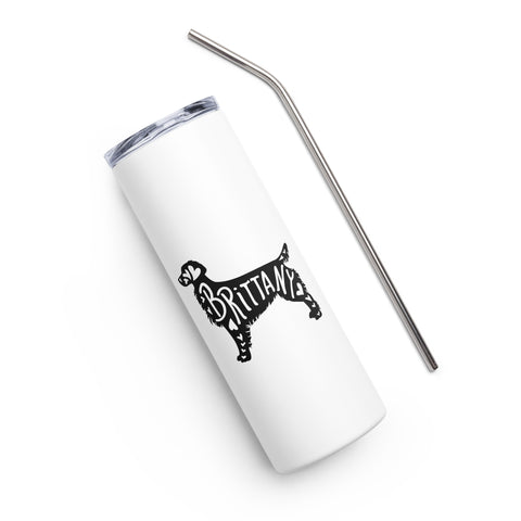 Brittany | Silhouette | 20 oz Stainless Steel Tumbler