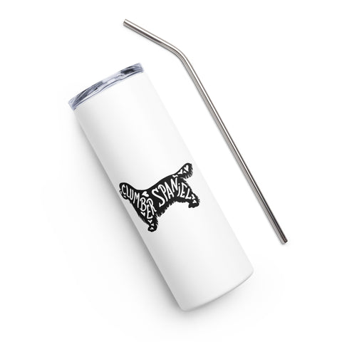 Clumber Spaniel | Silhouette | 20 oz Stainless Steel Tumbler