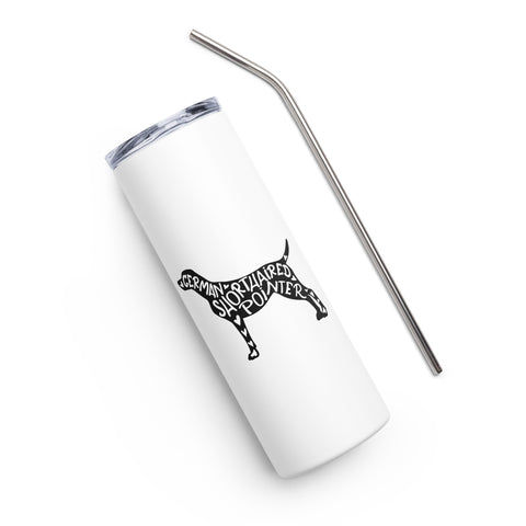 German Shorthaired Pointer | Silhouette | 20 oz Stainless Steel Tumbler