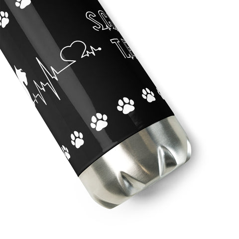 Scottish Terrier | Heartbeat | 17 oz Stainless Steel Water Bottle