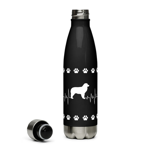 Australian Shepherd | Heartbeat | 17 oz Stainless Steel Water Bottle