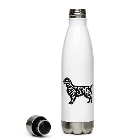 Boykin Spaniel | Silhouette | 17 oz Stainless Steel Water Bottle