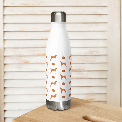 Vizsla | Illustrated | 17 oz Stainless Steel Water Bottle