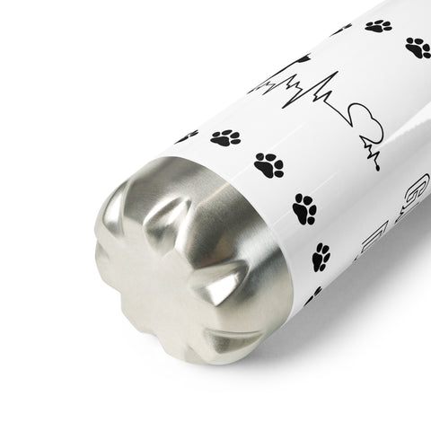 Great Dane | Heartbeat | 17 oz Stainless Steel Water Bottle