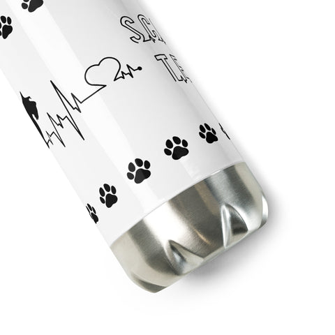 Scottish Terrier | Heartbeat | 17 oz Stainless Steel Water Bottle