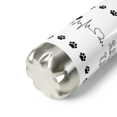 Scottish Terrier | Heartbeat | 17 oz Stainless Steel Water Bottle