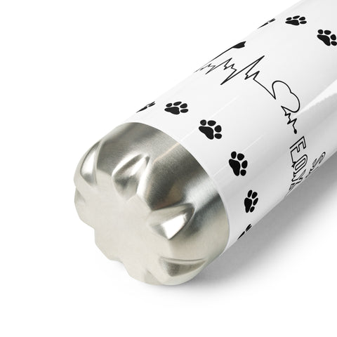 Smooth Fox Terrier | Heartbeat | 17 oz Stainless Steel Water Bottle