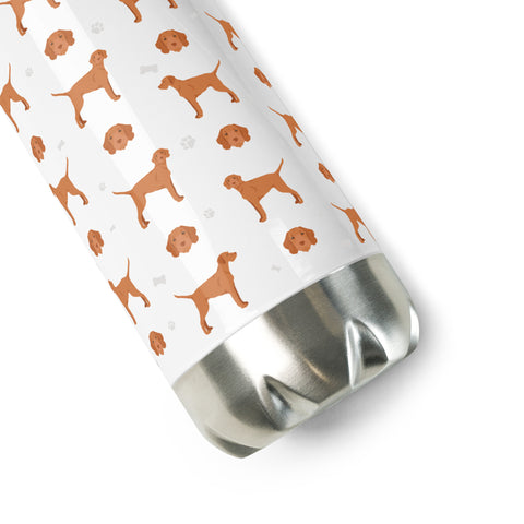 Wirehaired Vizsla | Illustrated | 17 oz Stainless Steel Water Bottle