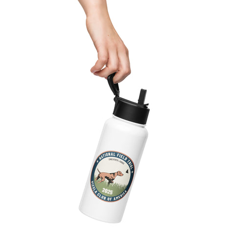 Vizsla Club of America | NFT 2025 | 32 oz Stainless Steel Water Bottle