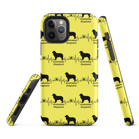 Australian Shepherd | Heartbeat | iPhone® Tough Case