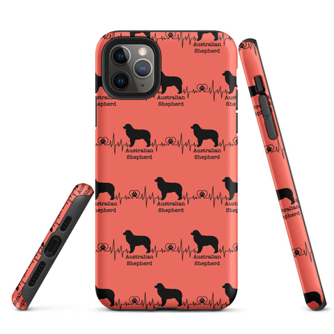 Australian Shepherd | Heartbeat | iPhone® Tough Case