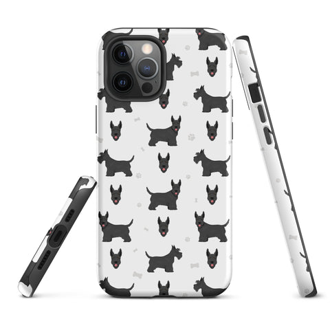 Scottish Terrier | Illustrated | iPhone® Tough Case