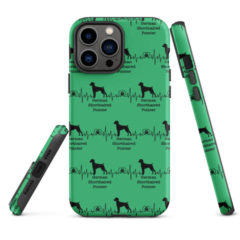 German Shorthaired Pointer | Heartbeat | iPhone® Tough Case