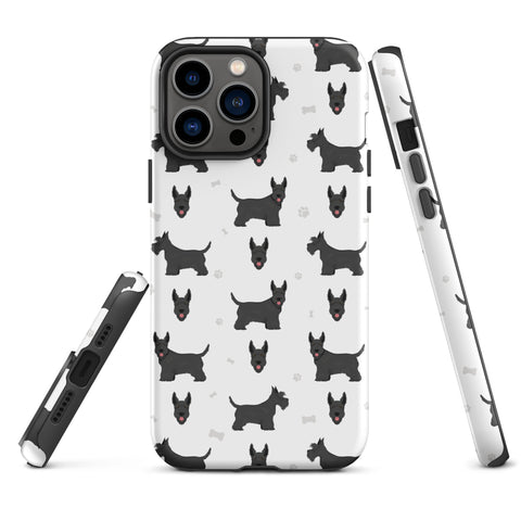 Scottish Terrier | Illustrated | iPhone® Tough Case