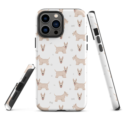 Scottish Terrier | Illustrated | iPhone® Tough Case