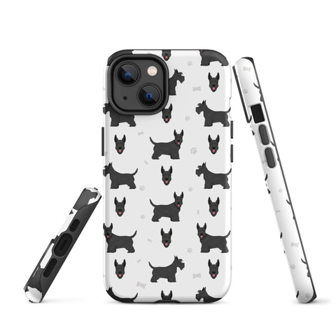 Scottish Terrier | Illustrated | iPhone® Tough Case