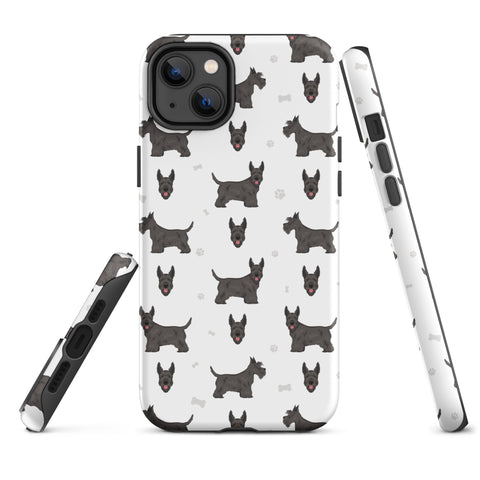 Scottish Terrier | Illustrated | iPhone® Tough Case