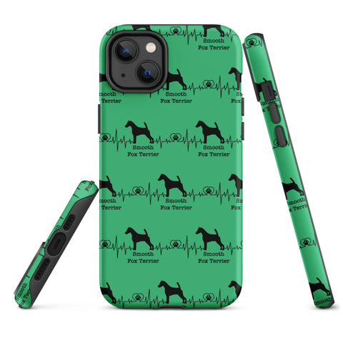 Smooth Fox Terrier | Heartbeat | iPhone® Tough Case