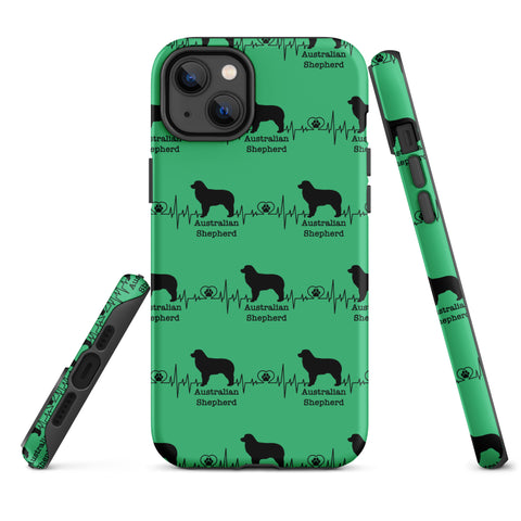 Australian Shepherd | Heartbeat | iPhone® Tough Case