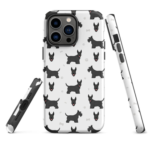 Scottish Terrier | Illustrated | iPhone® Tough Case