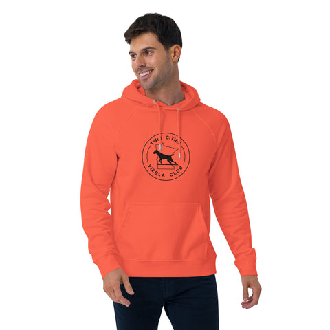 Twin Cities Vizsla Club | Unisex Orange Field Hoodie | Large Logo