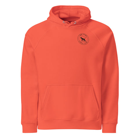 Twin Cities Vizsla Club | Unisex Orange Field Hoodie | Small Logo