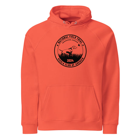 Vizsla Club of America | NFT 2024 | Unisex Orange Field Hoodie | Large Logo