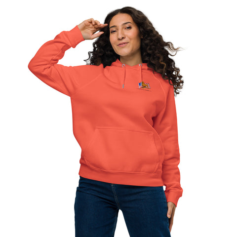 Vizsla Club of America | Unisex Orange Field Hoodie | Small Logo