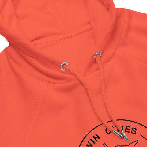 Twin Cities Vizsla Club | Unisex Orange Field Hoodie | Large Logo