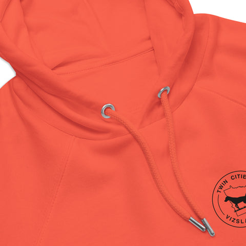 Twin Cities Vizsla Club | Unisex Orange Field Hoodie | Small Logo