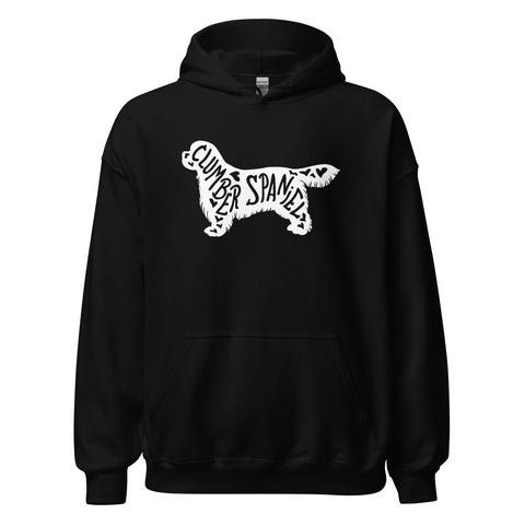 Clumber Spaniel | Silhouette | Unisex Heavy Blend Hoodie