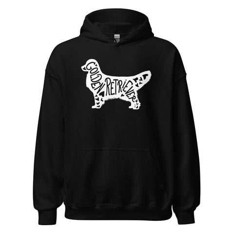 Golden Retriever [Show] | Silhouette | Unisex Heavy Blend Hoodie