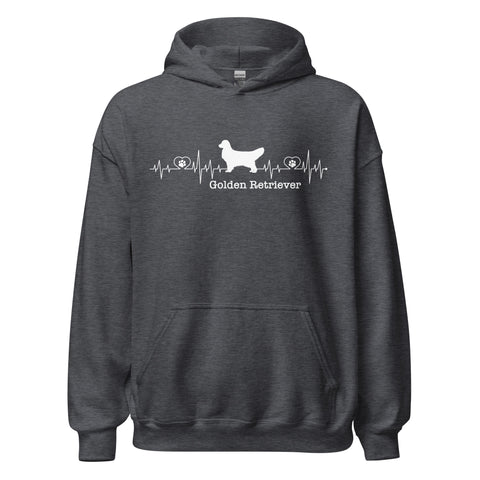 Golden Retriever [Show] | Heartbeat | Unisex Heavy Blend Hoodie