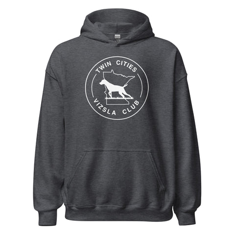 Twin Cities Vizsla Club | Unisex Heavy Blend Hoodie | Large Logo