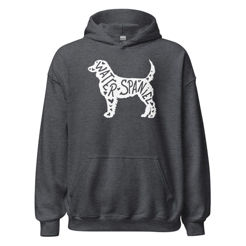 American Water Spaniel | Silhouette | Unisex Heavy Blend Hoodie