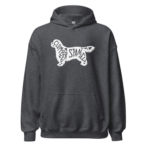 Clumber Spaniel | Silhouette | Unisex Heavy Blend Hoodie