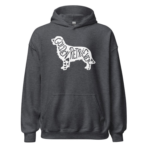 Golden Retriever [Field] | Silhouette | Unisex Heavy Blend Hoodie