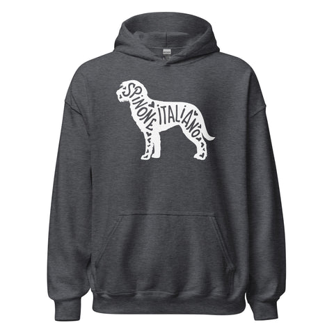 Spinone Italiano | Silhouette | Unisex Heavy Blend Hoodie