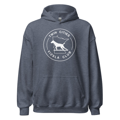 Twin Cities Vizsla Club | Unisex Heavy Blend Hoodie | Large Logo