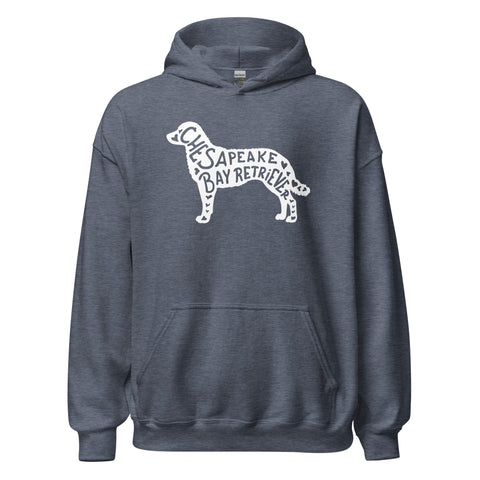 Chesapeake Bay Retriever | Silhouette | Unisex Heavy Blend Hoodie