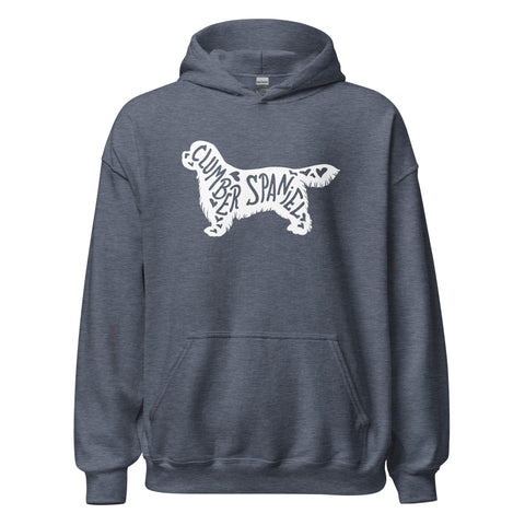 Clumber Spaniel | Silhouette | Unisex Heavy Blend Hoodie