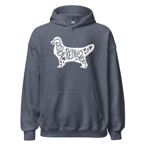 Golden Retriever [Show] | Silhouette | Unisex Heavy Blend Hoodie